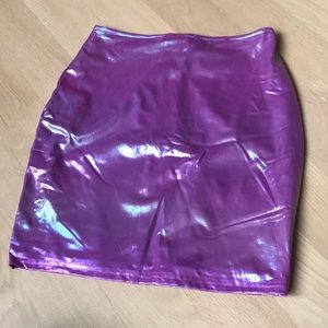 Windsor shiny mini skirt